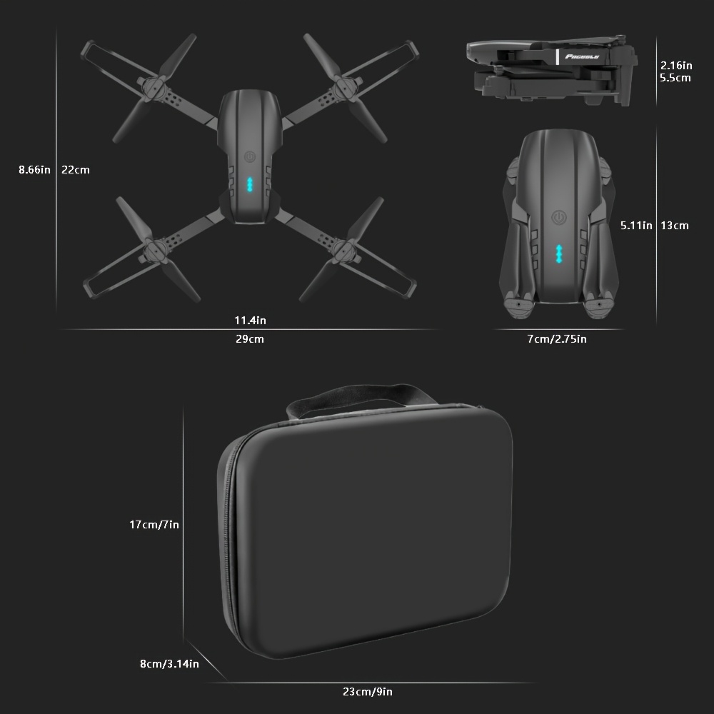 e99 foldable     with remote   key   landing stable optics 360 flip smart obstacle avoidance 6 axis gyroscope 480p video recording usb charging cable 500mah lithium polymer battery included ideal for outdoor sports enthusiasts perfect gift for christmas halloween birthdays 3