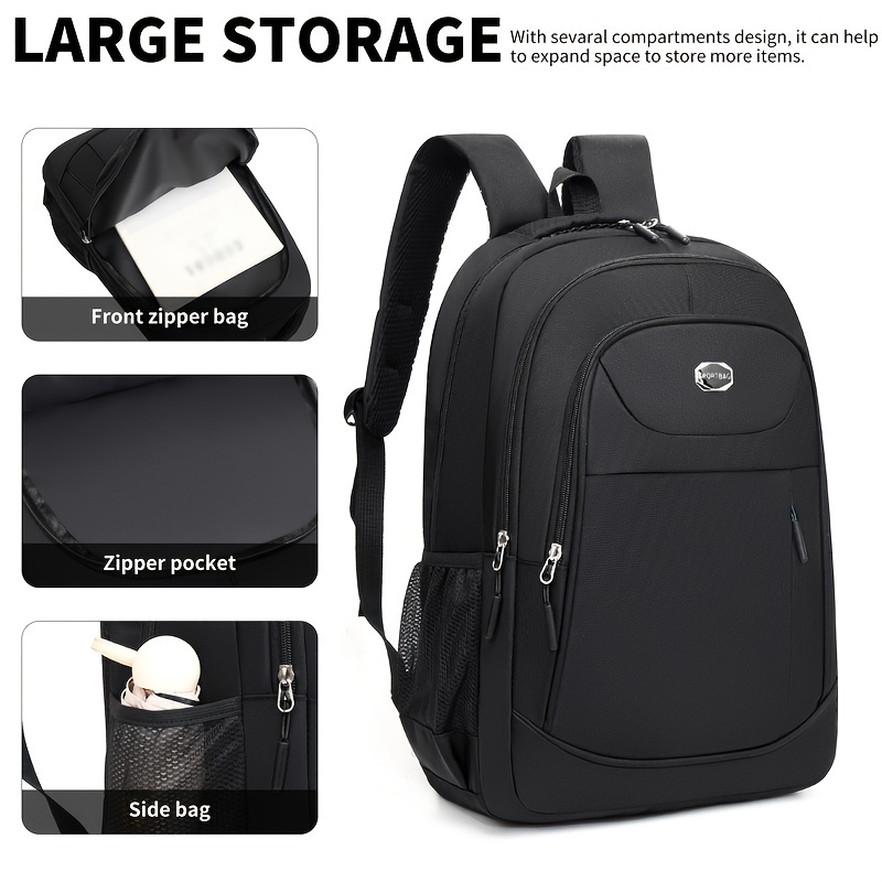 

Men's Waterproof Backpack, Business Travel Large Capacity New Year's Casual Computer Bag