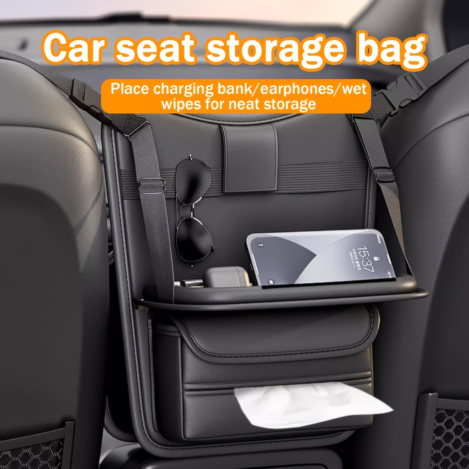 Praktischer Auto-Organizer Zwischen Den Sitzen - Stauraum-Wunder Für Mehr Ordnung Im Auto