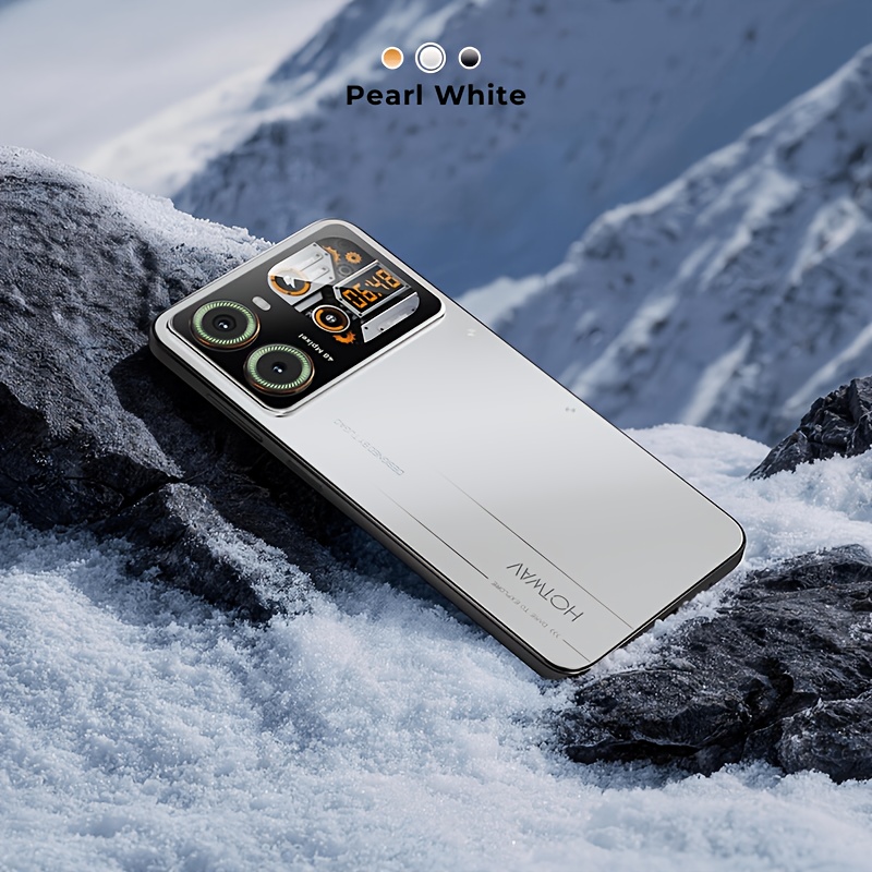 Hotwav X100gt Smartphone, 256gb Rom, 5160mah Battery, 20gb (8+12) , 16, 4g Operation, Front 16mp + Rear 48mp Camera, Nfc, Facial Recognition, Fingerprint Recognition, Dual Standby, Gift Version, White