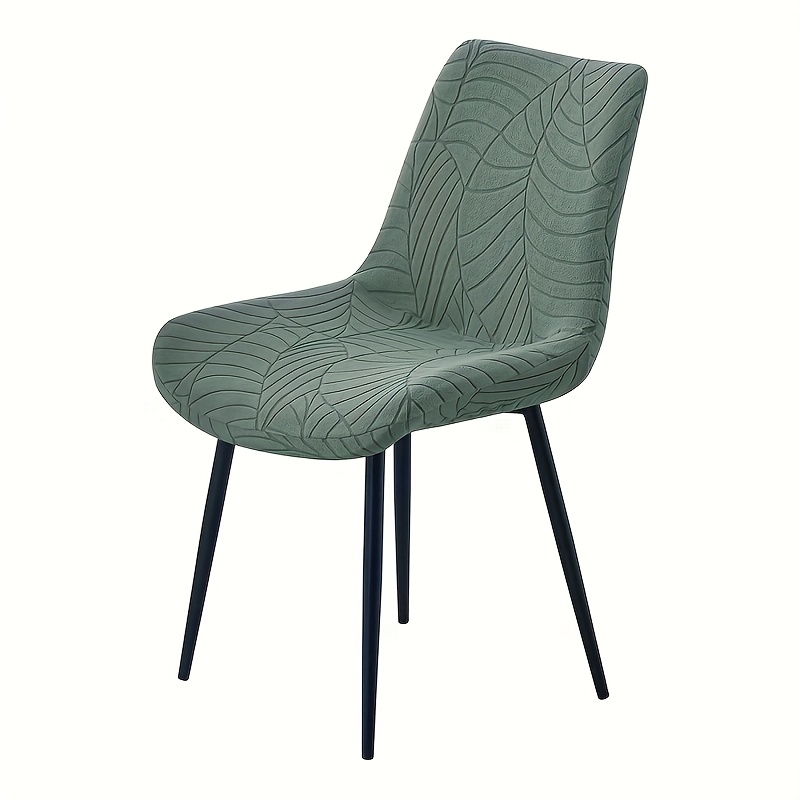 TEMU 1pc para Silla con de Hoja Elástica y Cierre Elástico - Diseño y Acolchado para Hogar, Sillas de Comedor de Hotel - Lavable a Máquina, Ajuste