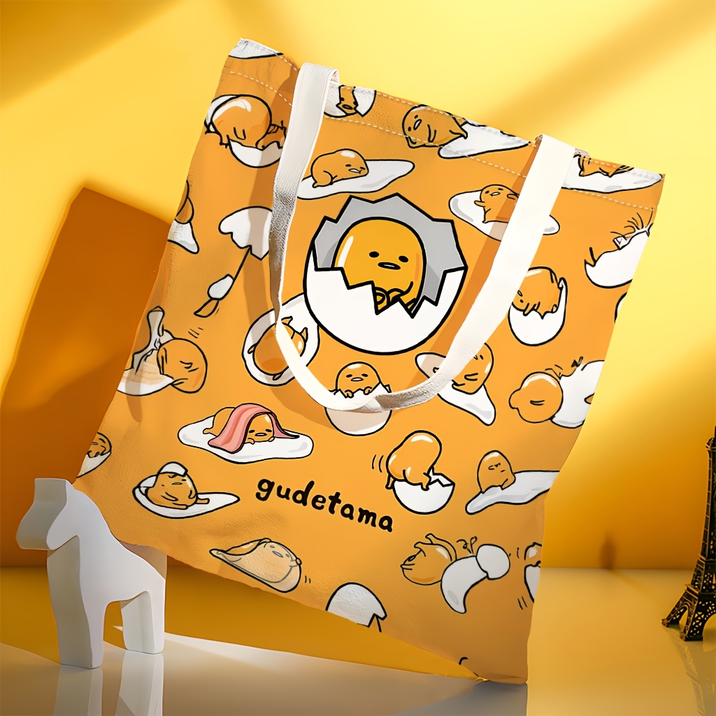 

Sanrio Large Canvas Tote Bag - Spacious & Shoulder Bag With Cartoon Design, Daily Use & Travel - Ideal Christmas Or New Year's Gift, Sanrio