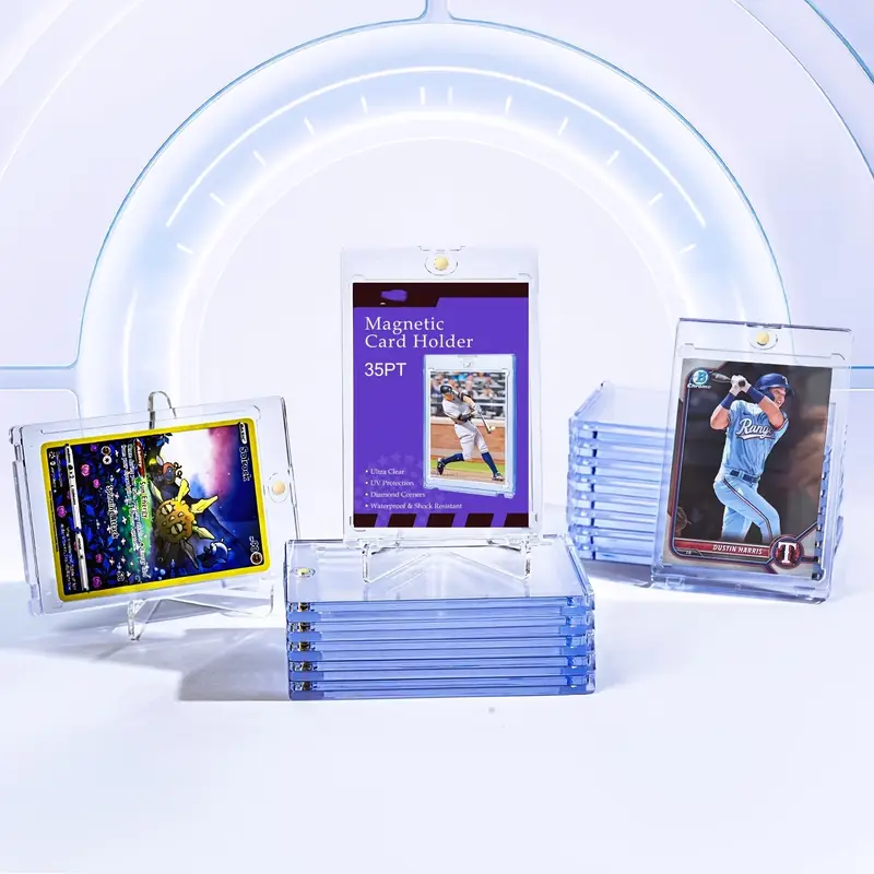 2pcs magnetic card holders 35pt card holder - Temu Australia 2pcs magnetic card holders 35pt card holder - Temu Australia