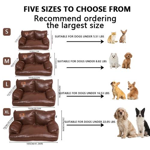 fully removable oil wax plastic sofa suitable for quality pet pet furniture dog sofa 1