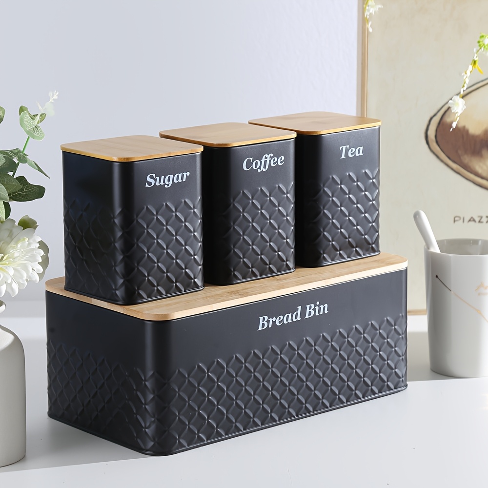 Image of Bin With Canisters