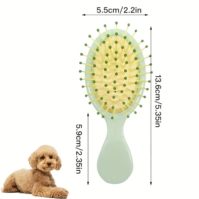 Spazzola Morbida Per Cani Di Piccola Taglia – Ideale Per Yorkshire, Maltese, Shih Tzu, Pelo Sensibile
