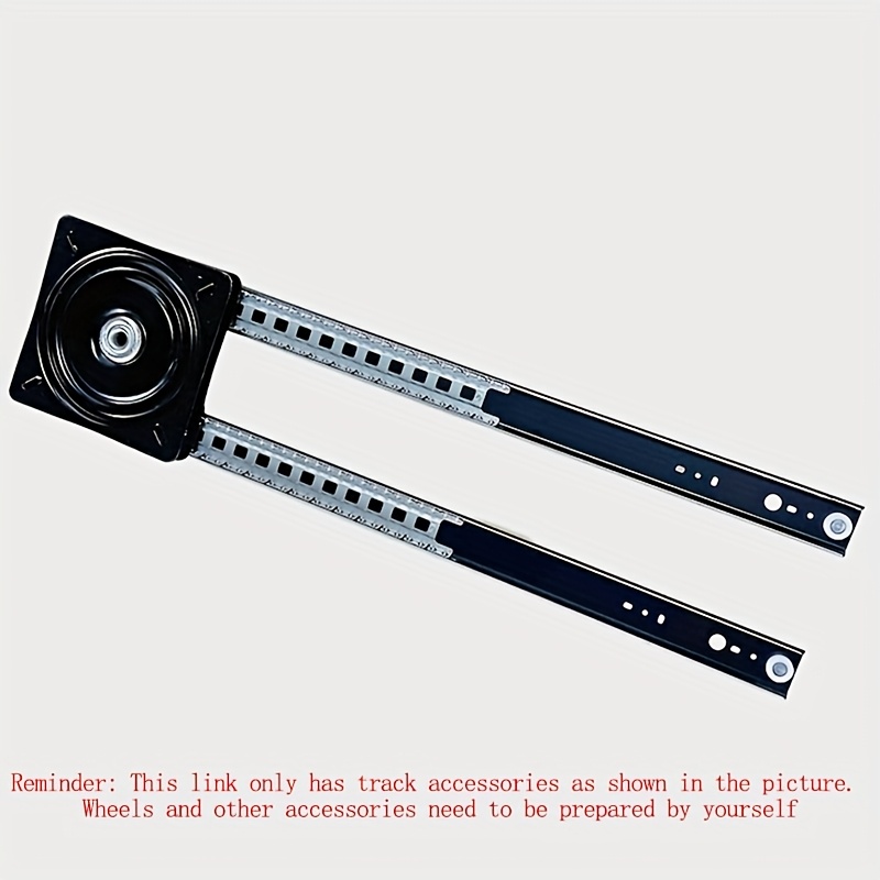 TEMU Sliding Rails For A Rotating Island Dining Table, Featuring Extendable Hardware For Bar Tables And Dining Tables.