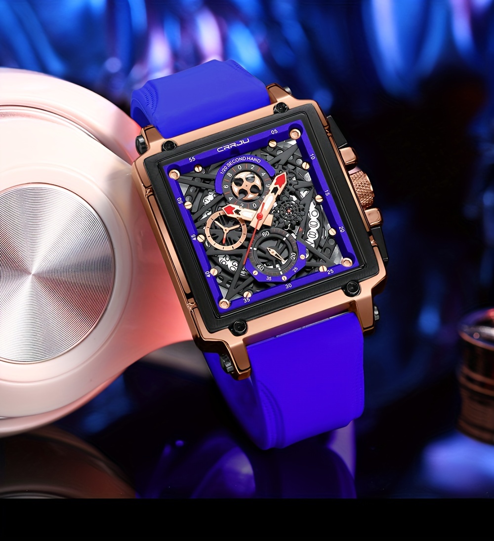 unisex watch light   multifunctional   silicone strap sports details 12
