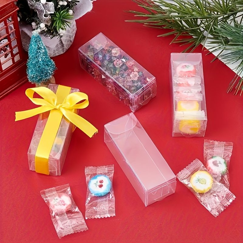 Transparent Plastic Gift Packaging Boxes for Weddings