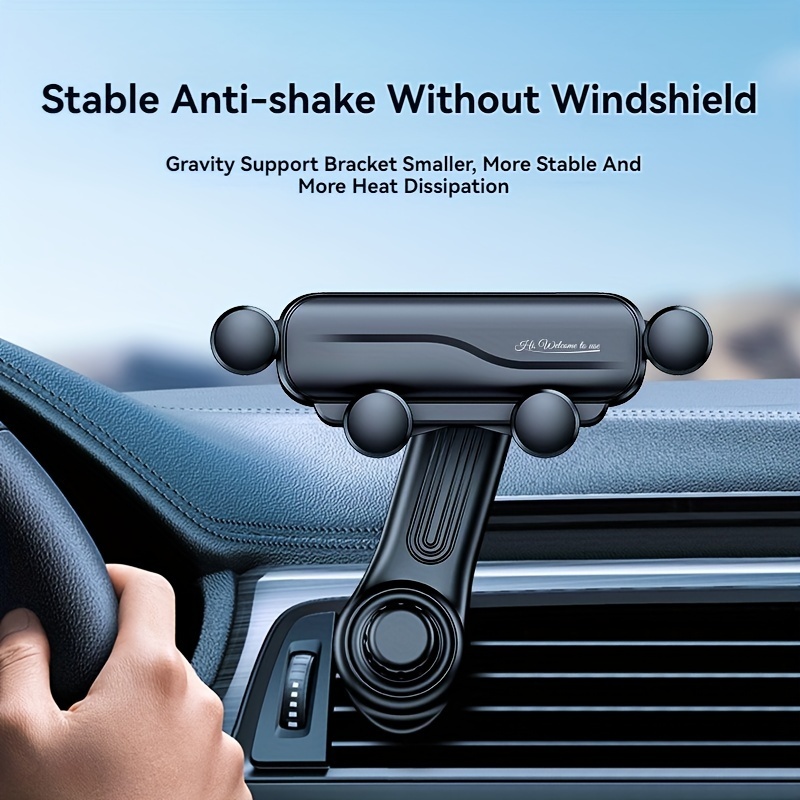 

Car-mounted Mobile Phone Holder, Vertical And Horizontal In-car Air Outlet Clip, Special Car Navigation Hook-type Fixed