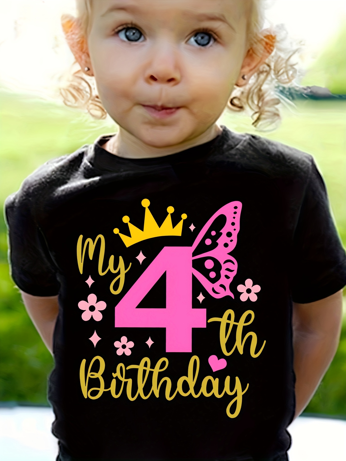 T-shirt à Manches Courtes Et Col Rond Pour Femme, Motif