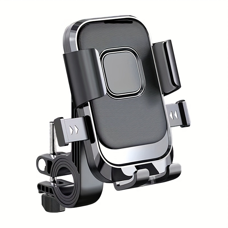 TEMU Bicycle Phone Mount: Abs Material, 360° Rotation, Quick Release, Gps Navigation Compatible