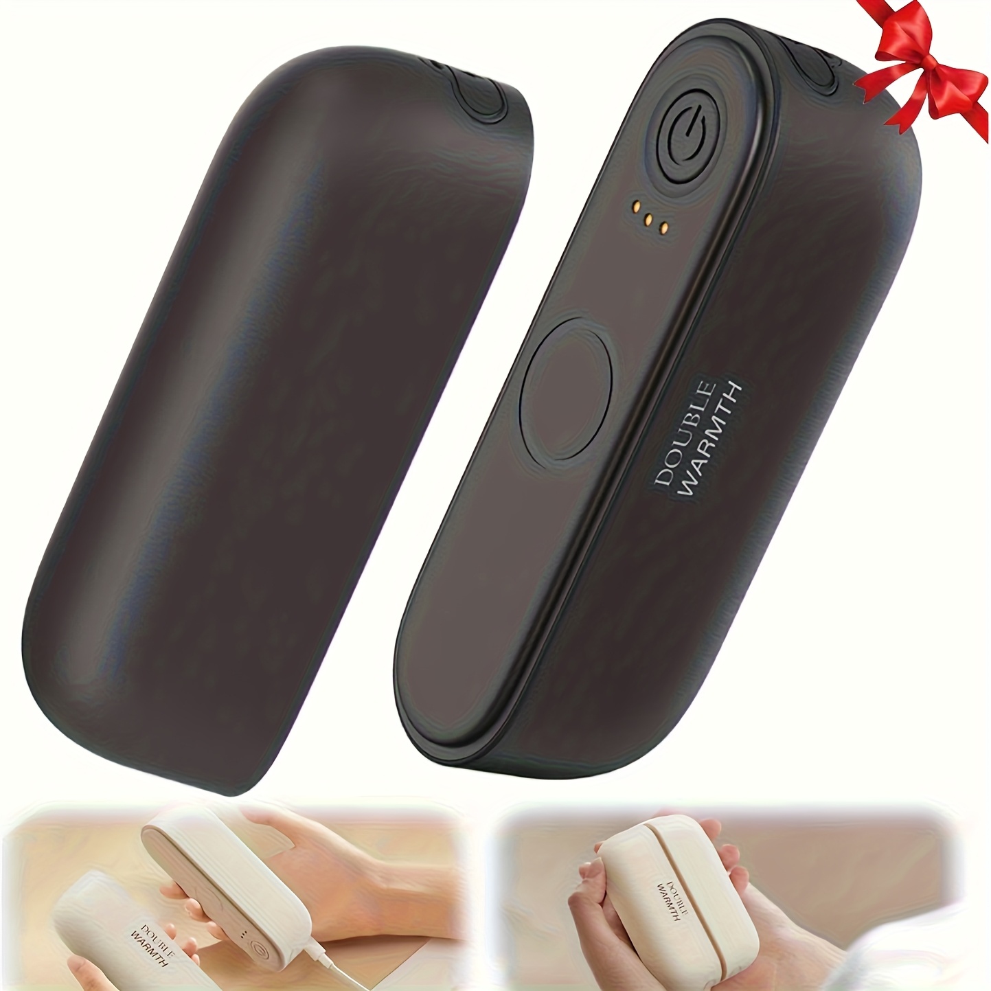TEMU This Is A 2-part Rechargeable Electric Hand Warmer That Features A Magnetic 2-in-1 Design, In 3 Seconds, Offers 3 Temperature Settings Reaching Up To 131°c, Is Usb, Provides Long-lasting, Has A