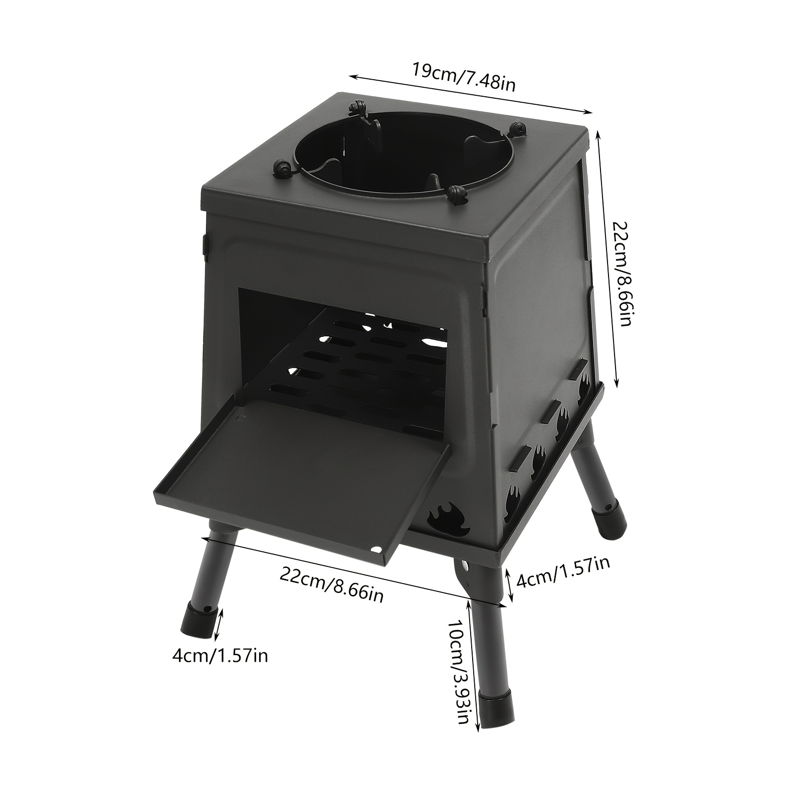 TEMU Camping, Outdoor, Tent Heating, Camping, Tent Cookware, Outdoor Portable Wood Stove