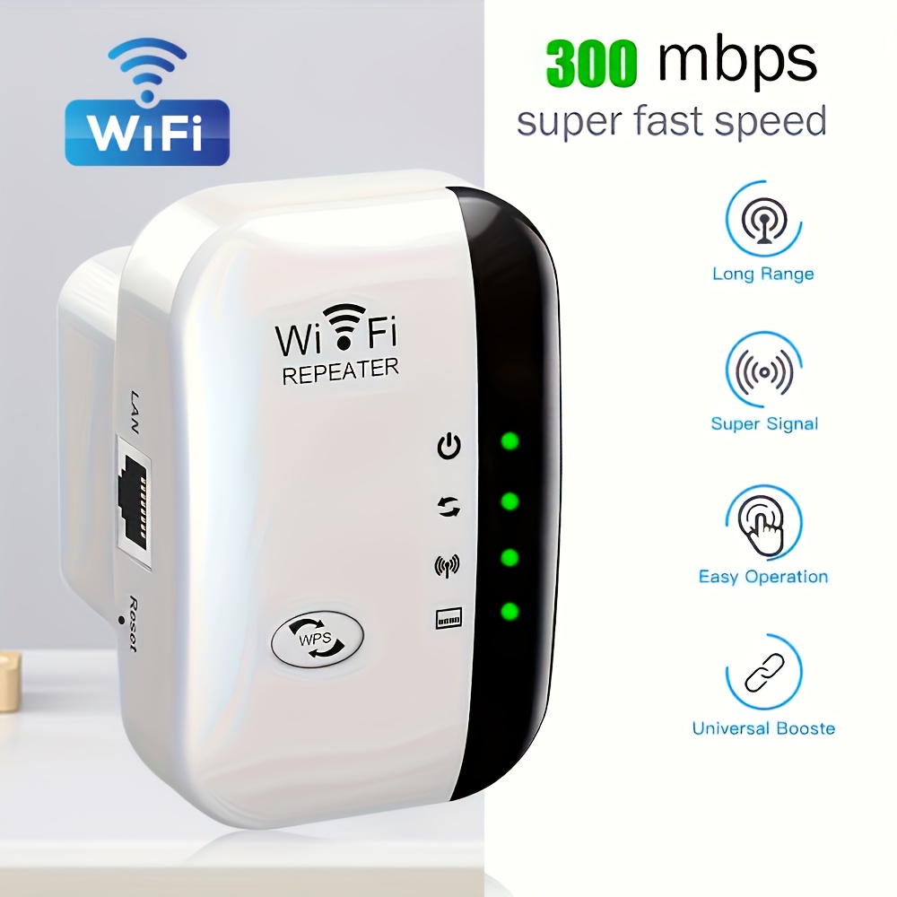 Extensor WiFi, amplificador WiFi de 1200 Mbps 2.4 y 5 GHz de doble banda  (10800 pies cuadrados) repetidor WiFi, extensor de alcance WiFi y 105
