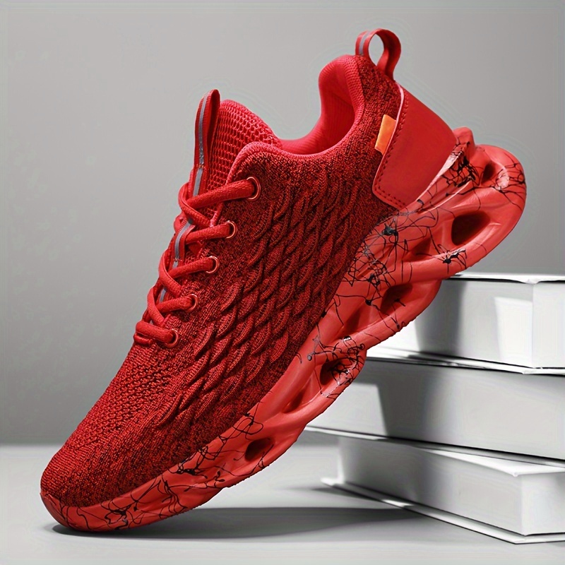 mens breathable blade type shoes shock absorption soft sole comfy