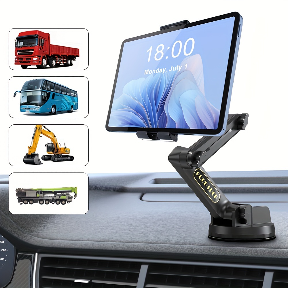 

-duty Dashboard Car For Tablets & Phones - , Suction For 4-13" Devices, & Trucks