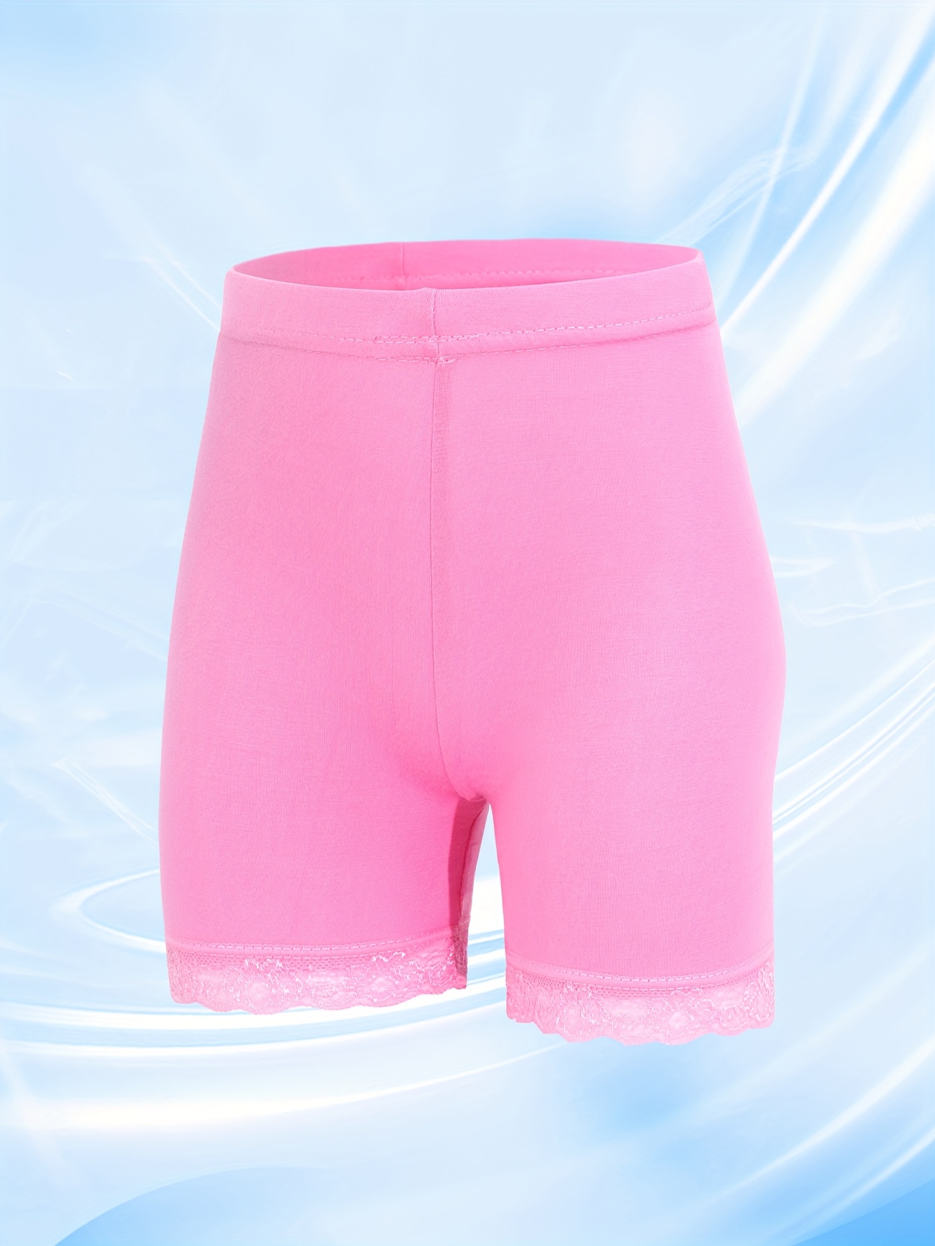girls summer clothes 4pcs kids high waist shorts polyester Temu