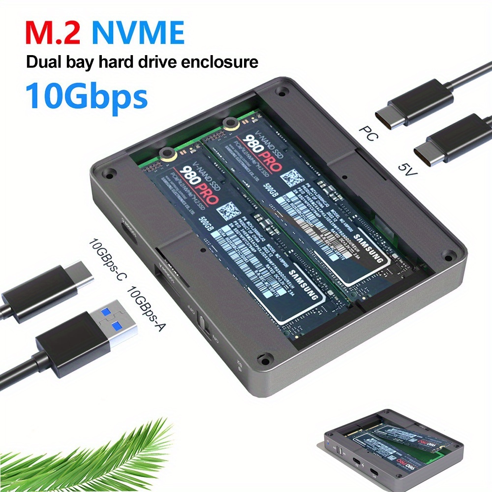 dual bay m enclosure pcie expansion chassis pcie Temu Pakistan