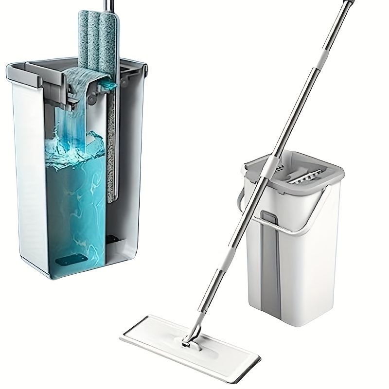 

- Mop And Set 2 Reusable - Mop , 360° Rotating For Wet And Dry Cleaning, For , , , Bathroom, , And - Plastic And Steel