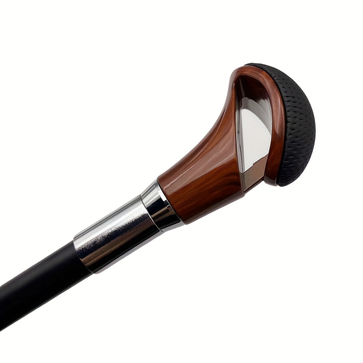 E-shop Pfirsichholzmaserung Griff, 2-teiliger Stock, modischer Kleidungs-Stilstock, eleganter Rollenspiel-Stilstock, leicht und einfach zu tragen,