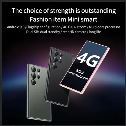 mini portable smartphone 3gb 32gb 2gb 16gb core processor dual cameras cards supports hotspot wireless wifi type c interface 9 0