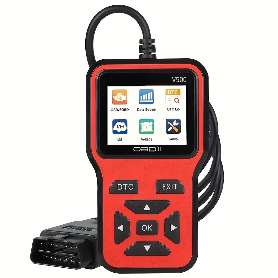 TEMU 2025 Newest Scanner Diagnostic Tool - Complete Engine Code Reader With , I/m Readiness, Voltage Test And Erase Functionality, Usb Powered,