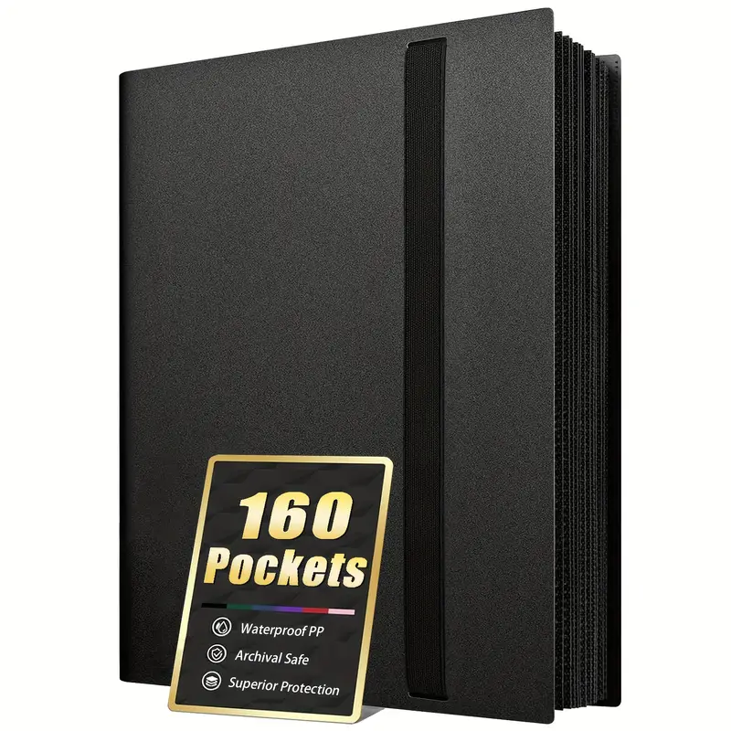 160 card binder Amazon.com: ARCHIVALPRO Premium 4 Pocket Card Binder, Holds 160 Cards for MTG TCG Sports Game Cards(Blue,4 Pocket)