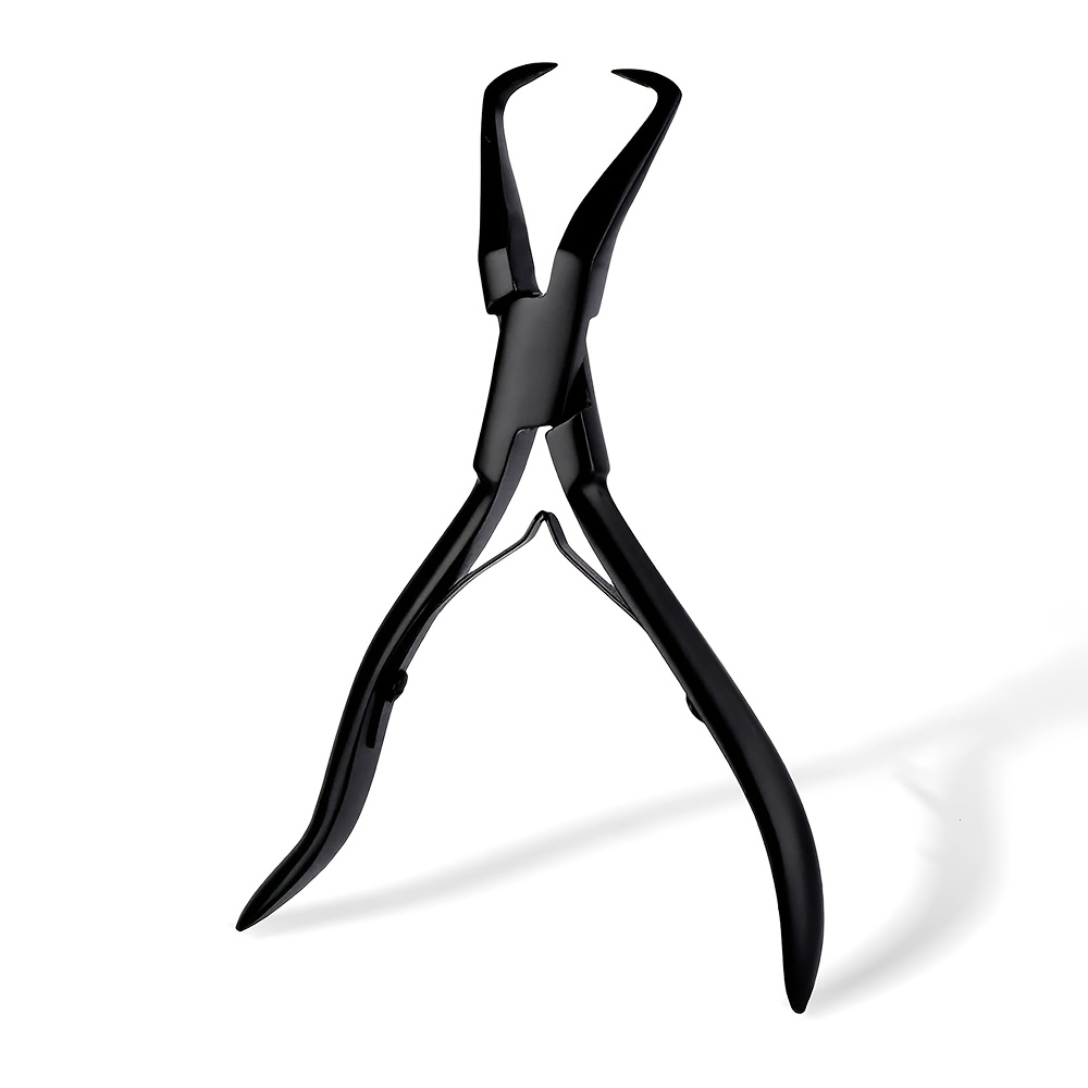 Stainless Steel Pliers Designed For Hair Extensions, Specifically For Removing Beads And Opening Micro Ring Beads