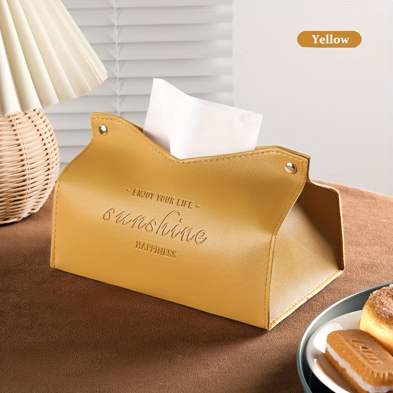 Ins-style Nordic Tissue Box, Drawer Tissue Holder For Living Room, Household Creative Tissue Sleeve, Paper Bag, Car, Coffee Table Tissue Dispenser