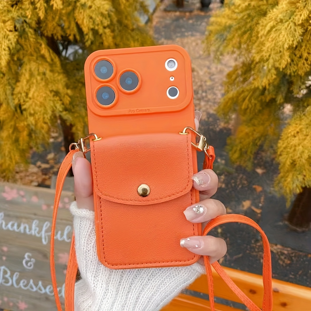 TEMU Phone Case: Fashionable Phone Case With Long Lanyard, Wearable, Suitable For Iphone 17/17 Pro Max/13 Pro/16 Pro/16 Pro Max/15 Pro/15 Pro/15 Pro