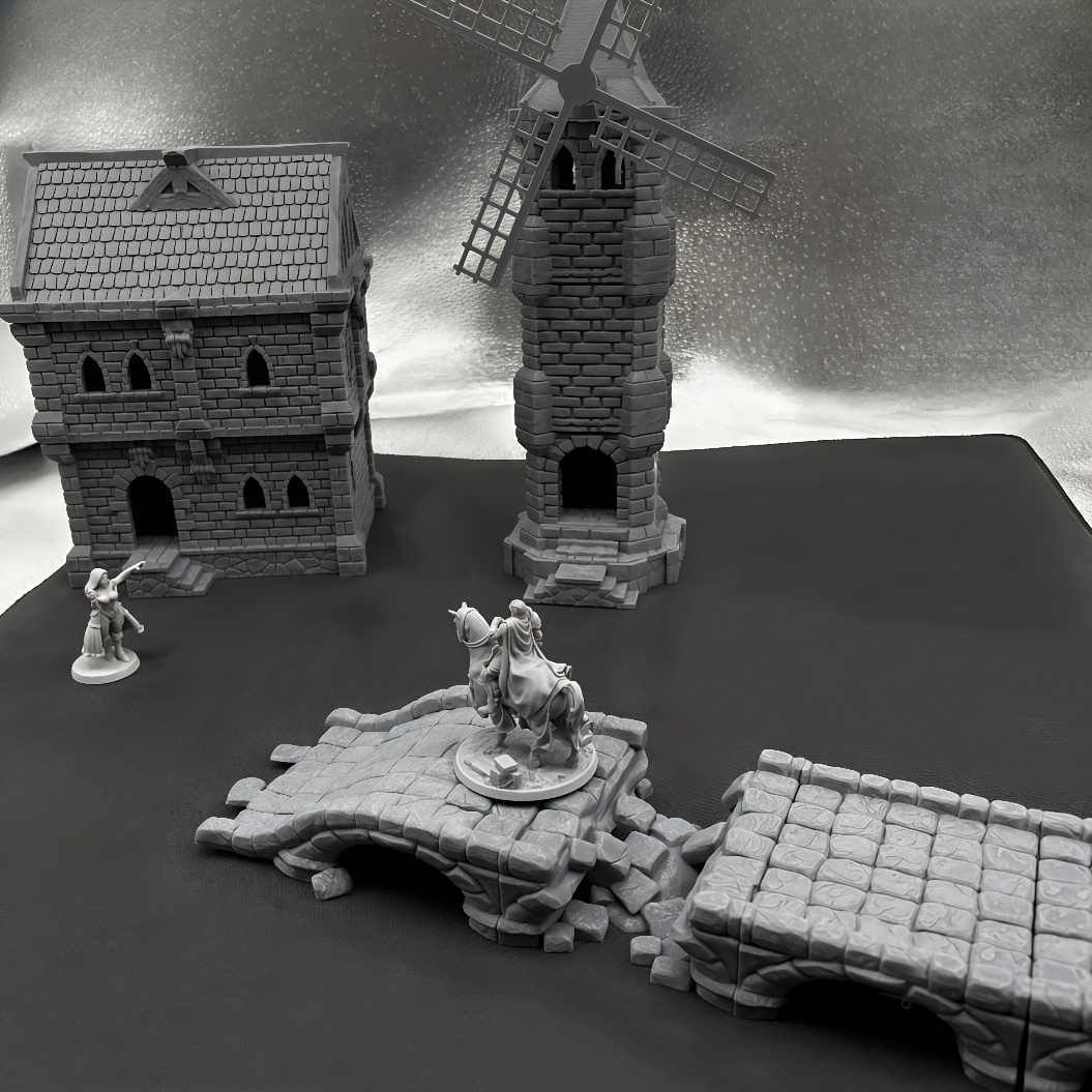 3D Printed Tabletop RPG Scene Model