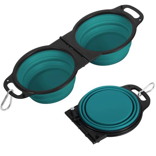 2026 plegable para perros, ideal para agua y , accesorios de camping para mascotas, portátil para agua de perros para uso , capacidad 350ml*2pcs, almacenamiento conveniente para s de de mascotas pequeñas y medianas