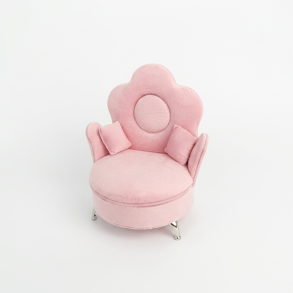 TEMU Mini boîte à bijoux cachée de canapé, organisateur encombrant pour bagues et , étui flexible en velours -rayures avec pour boucles d'oreilles,