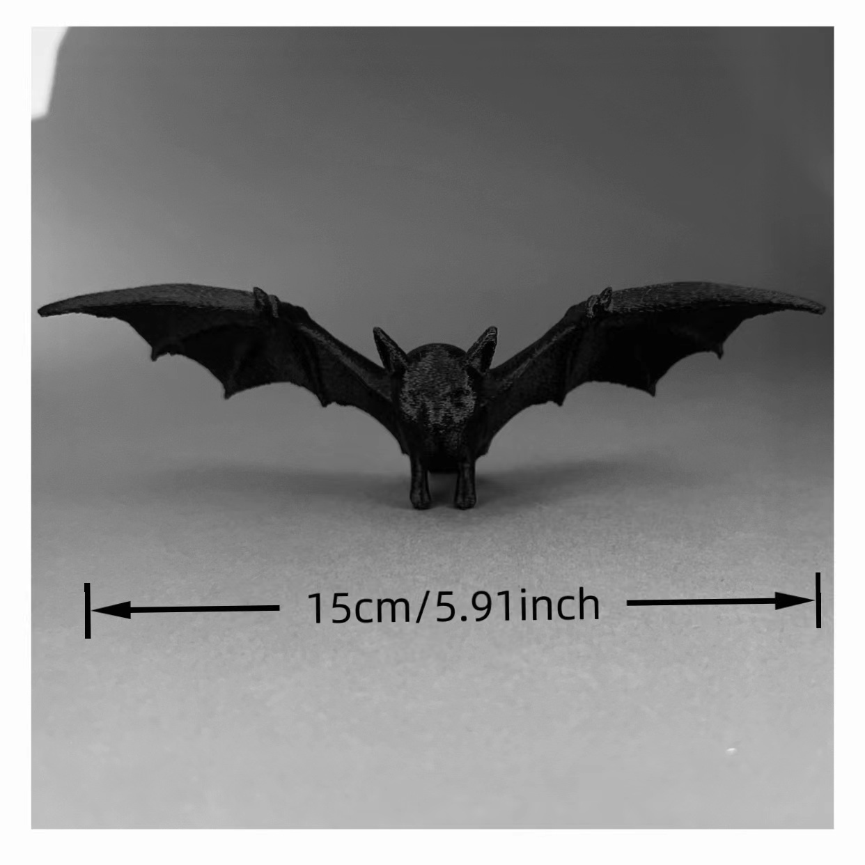 Image of 1pc 3d Printed Statue, Realistic - Home Decor Bat Sculpture Ornament, Suitable For Christmas, Easter, Halloween And More - Indoor/outdoor Use, Decor | Bookshelf, Desk Decoration