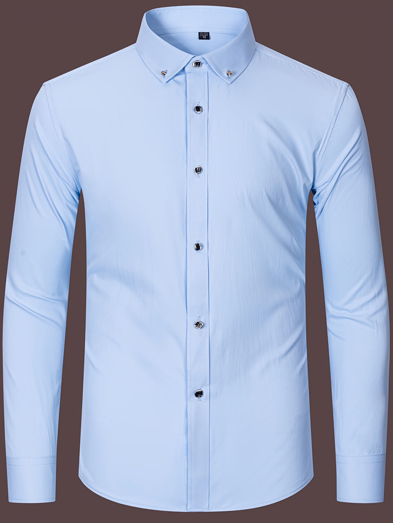 Chemise à Manches Longues Boutonnée En Coton Pour Homme - Coupe Ajustée - Pour Le Travail, L'été, Les Vacances, La Plage, BLANC, M