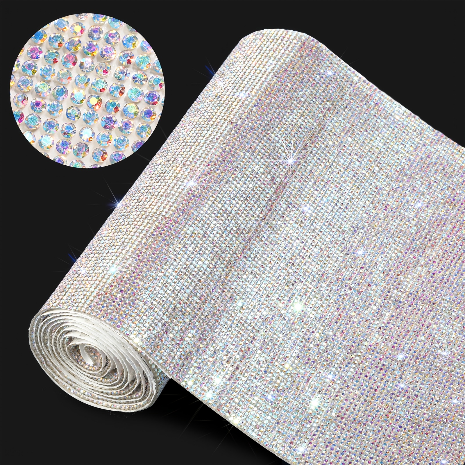 

60750pcs Sheet -adhesive Diamond 59 X 7.87 For Car Decoration (ab )