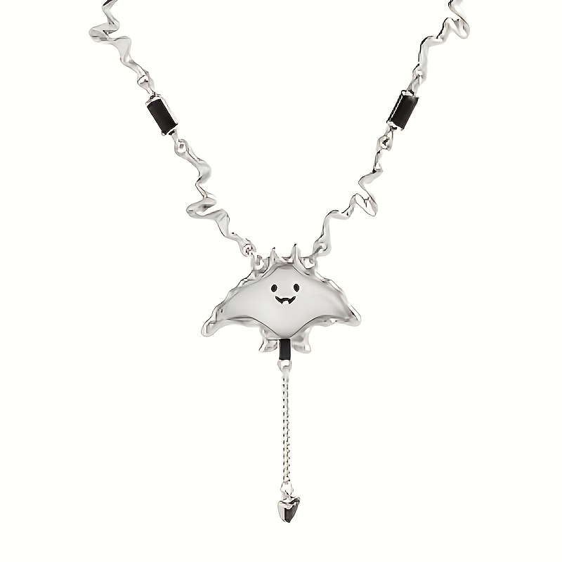 Cute Manta Ray Pendant Necklace, Unique Daily Wear