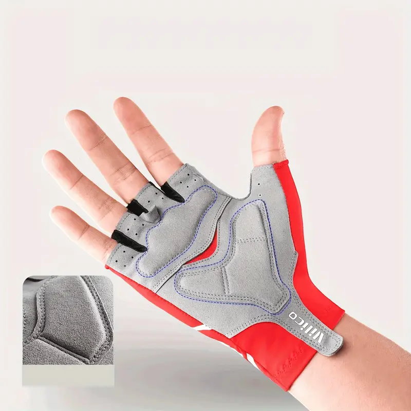 Guantes De Ciclismo Dedo Medio - Transpirables, Ligeros, Compatibles Con Pantallas Táctiles