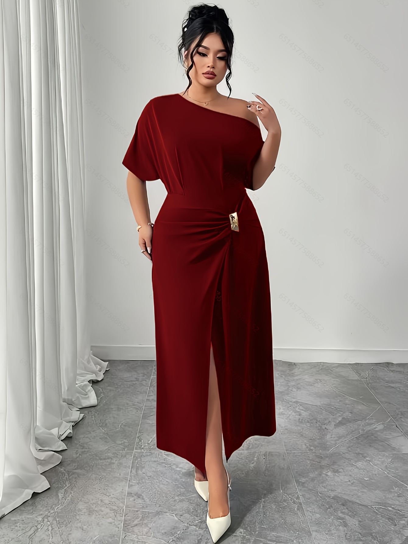 green emerald velvet dress Nightway Plus Size Long Formal Dress 21519W