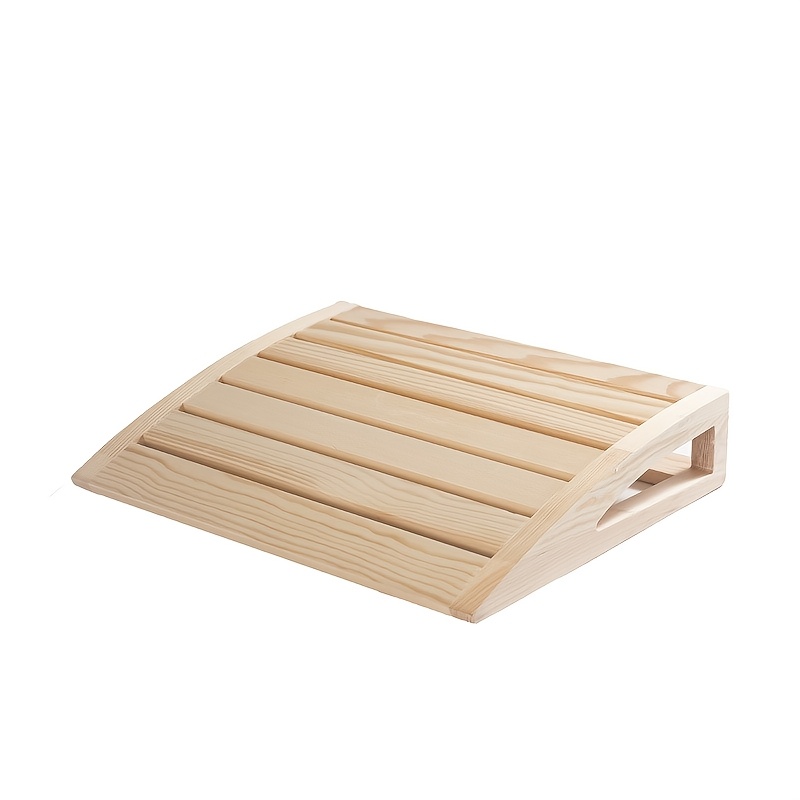 Solid Wood Pillows Designed For Sauna Rooms, Breathable Backrest Pillows For Bathing , And Neck Support Cushions For Steam Saunas