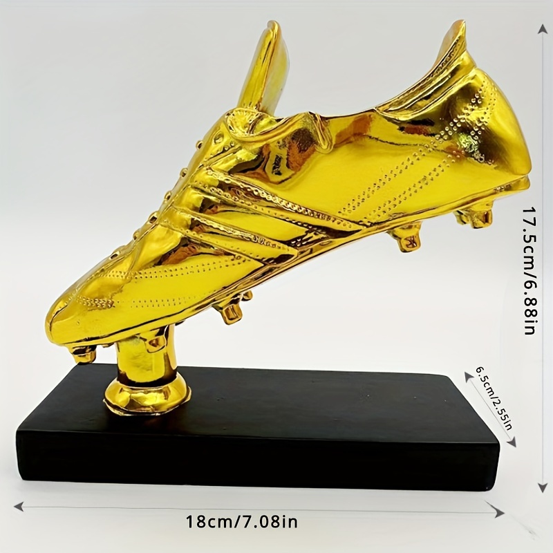  excellent shooter trophy resin football fan souvenir artistic craft ornament for home decor details 2
