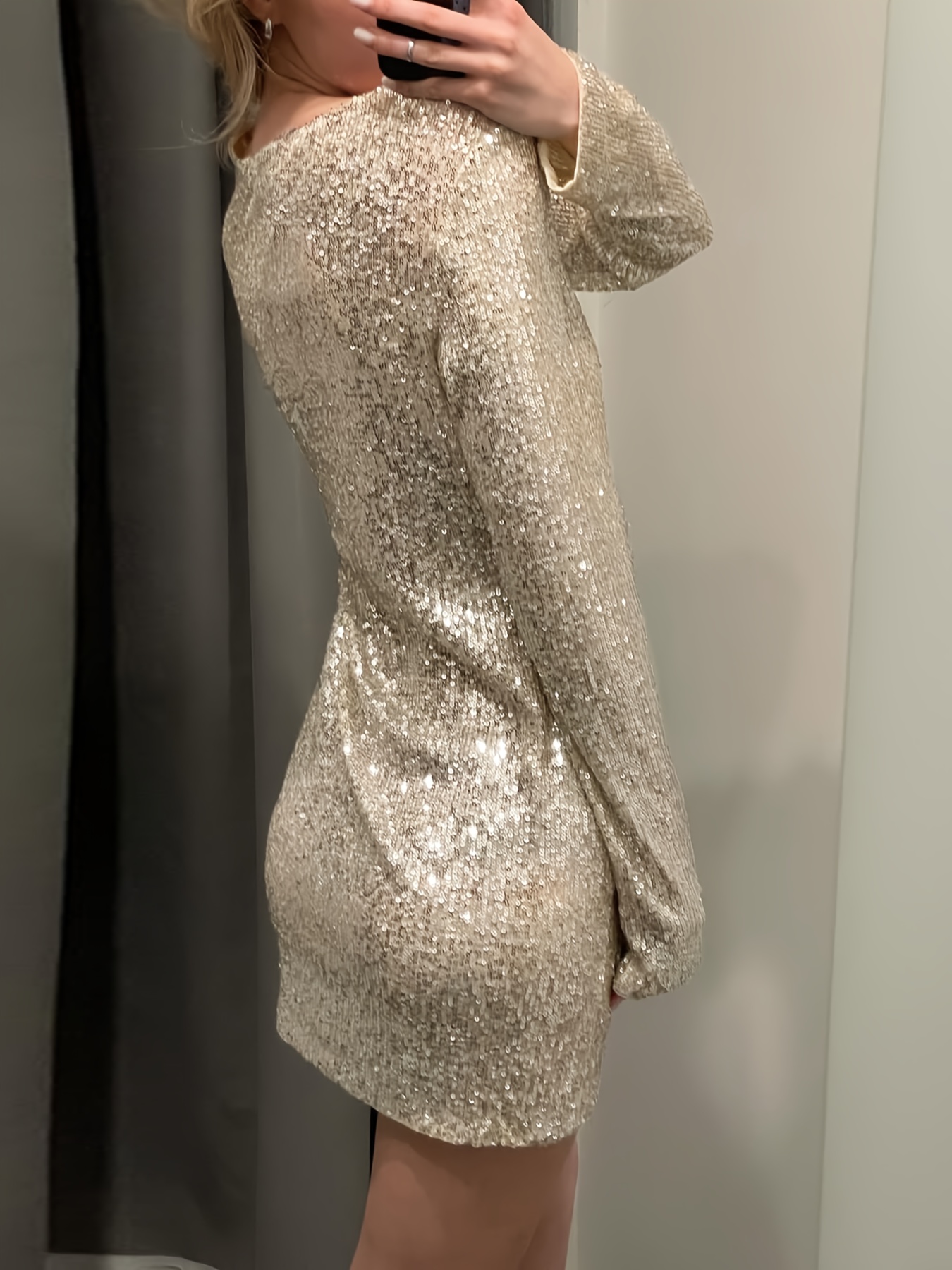 iaey sequined double layer party dress vintage - Temu Mauritius