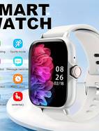 high definition full touchscreen smart watch is unisex supports wireless calls and message notifications features multiple sports remote photography music customizable watch face wallpapers and is compatible with android and iphone devices this multifunctional watch allows for making and receiving calls along with notification features suitable for everyone