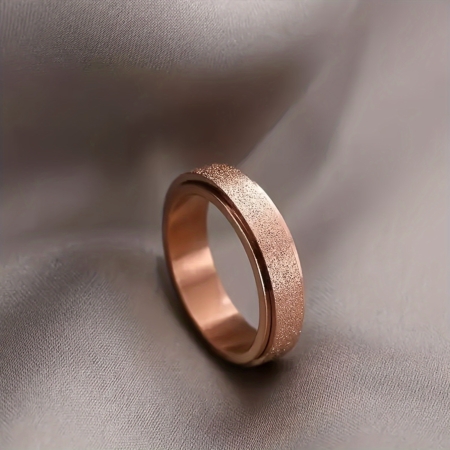 4pcs stainless steel anxiety ring for women fidget anxiety rings for anxiety rotatable spinner rings for anxiety stress relieving anxiety rings spinner women stress roller rings anxiety spinner ring size 6 10 Product details 3