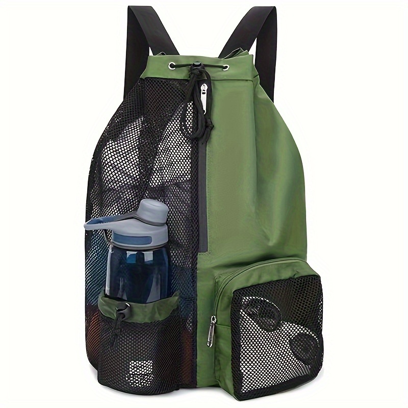 

Mesh Drawstring Backpack, Beach Bag Swimming, Gym, And Workout Backpack