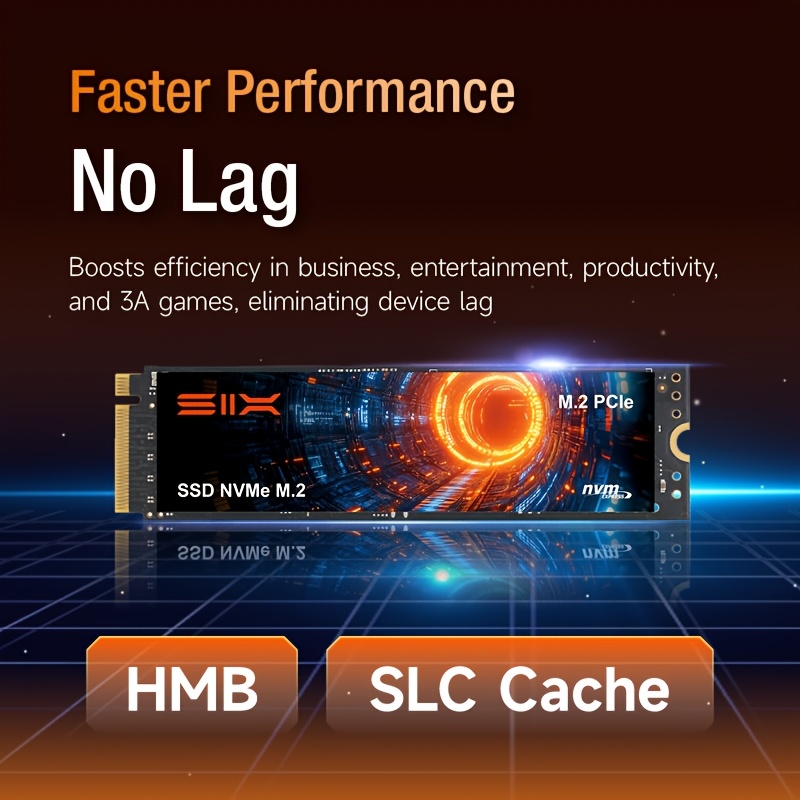 six x7400-pro high-performance ssd 1tb/2tb 7350mb/s read