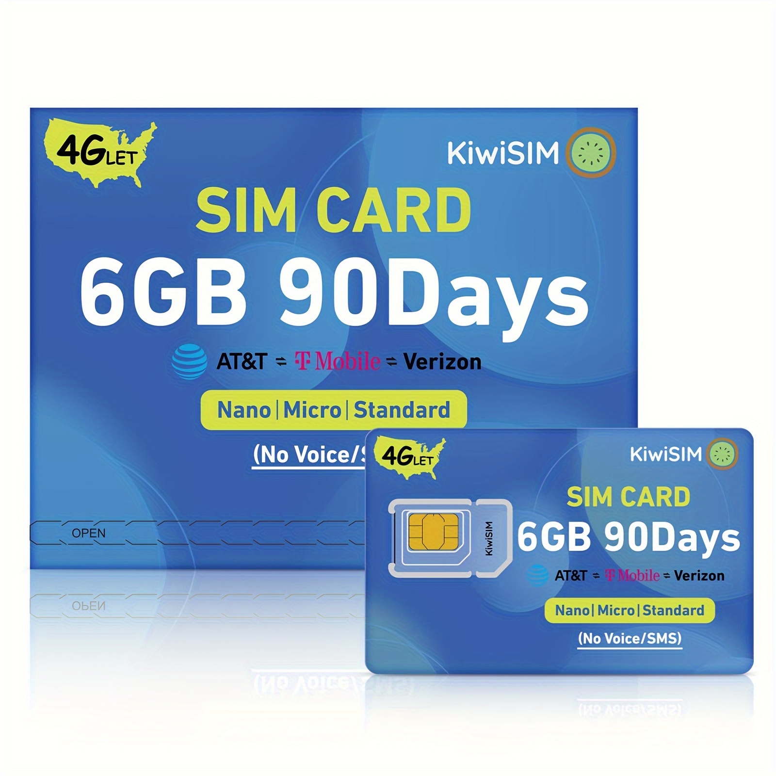 Temu – TEMU Usa 4g Lte Data Sim Card, Perfect For 4g Unlocked Iot Devices-security Cameras, Router Modems, Mobile , Smartwatches, Cell Phones, Tablets, Gps