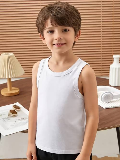 chaleco de para niños, , y top ajustado de cuello