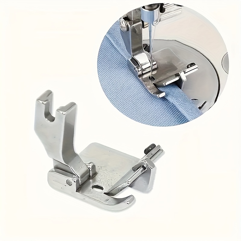 

1pc Adjustable Hemmer Presser Foot Attachment For Sewing Machines, Multifunctional Fold, And Edge Sewing Tool